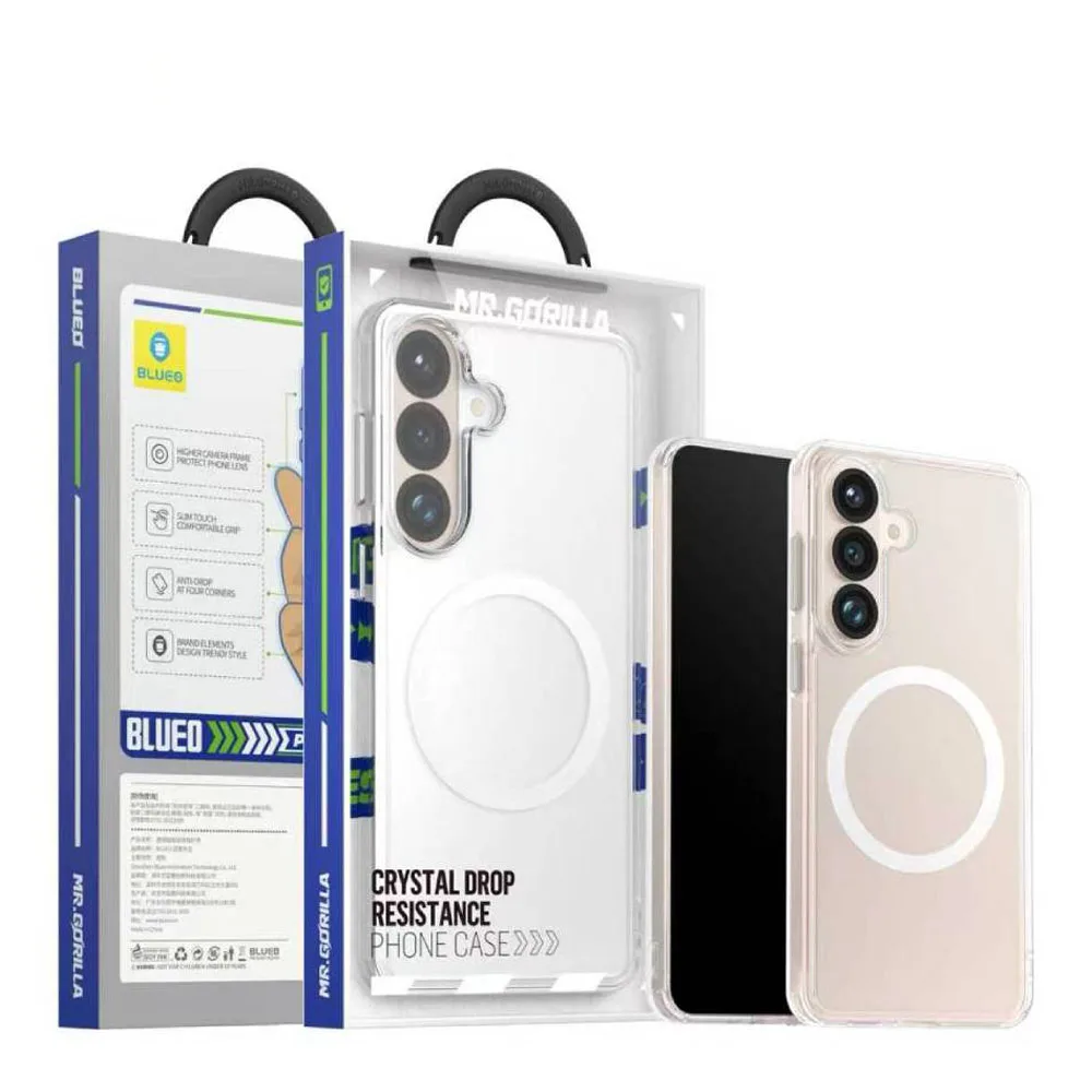 Чохол Blueo для Samsung S26+ BL039 Crystal+ Anti-Drop with Magnetic — фото 2