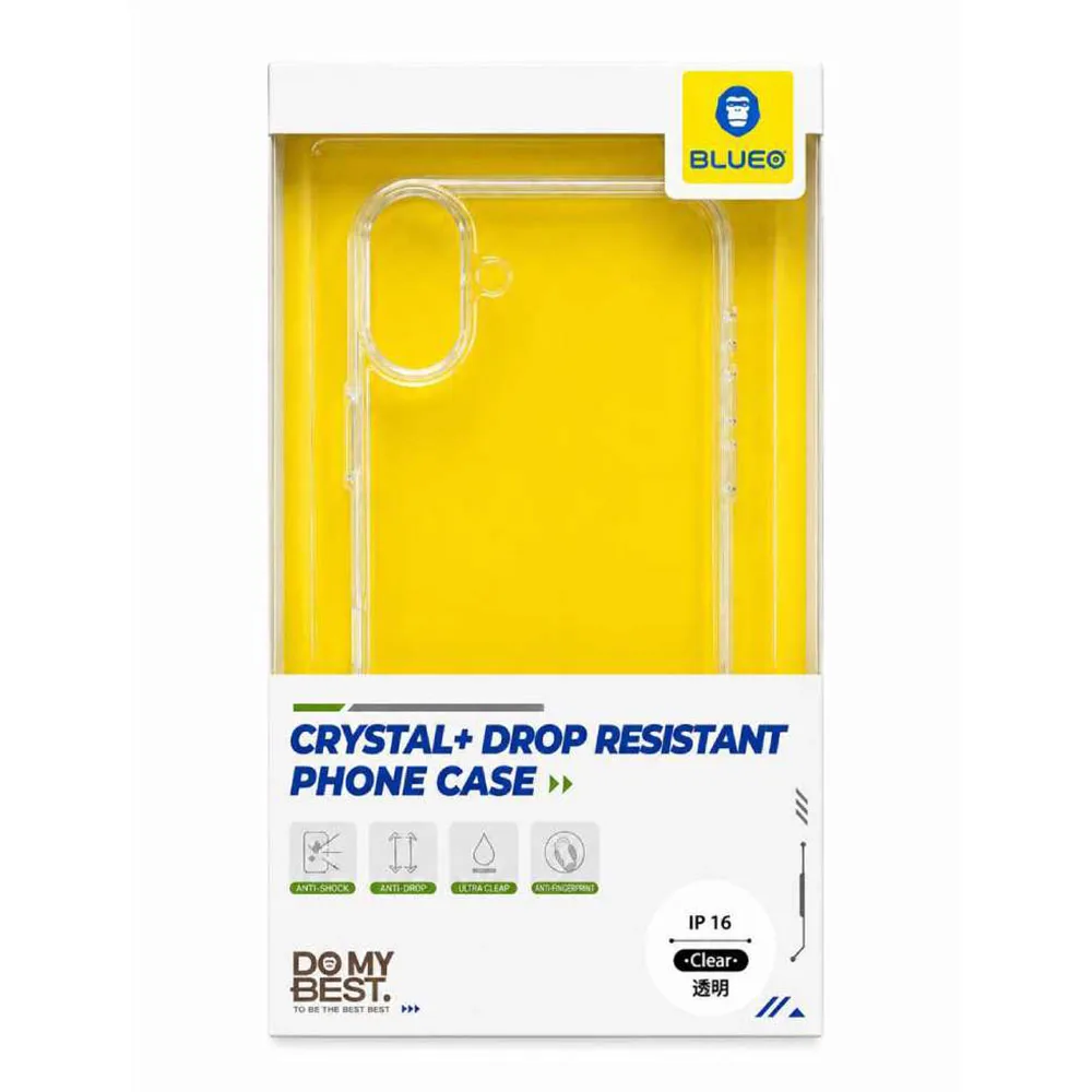 Чохол Blueo для iPhone 16 B37 Crystal+ Drop Resistance Series — фото 3