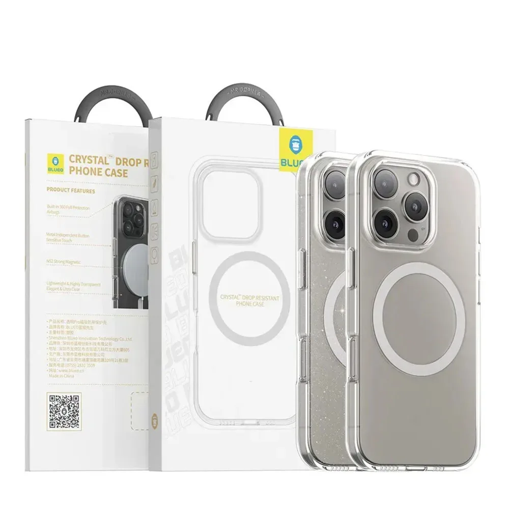 Чохол Blueo для iPhone 16 Pro B41 Crystal Pro Drop Resistance With Magnetic Series — фото 3