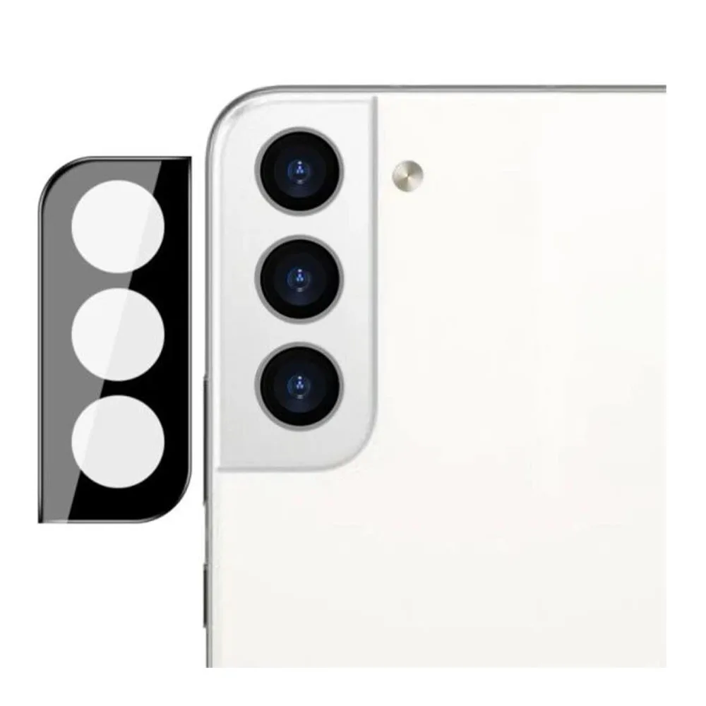 Захисне скло на камеру Full Block для Samsung Galaxy S22/S22+ техпак — фото 2