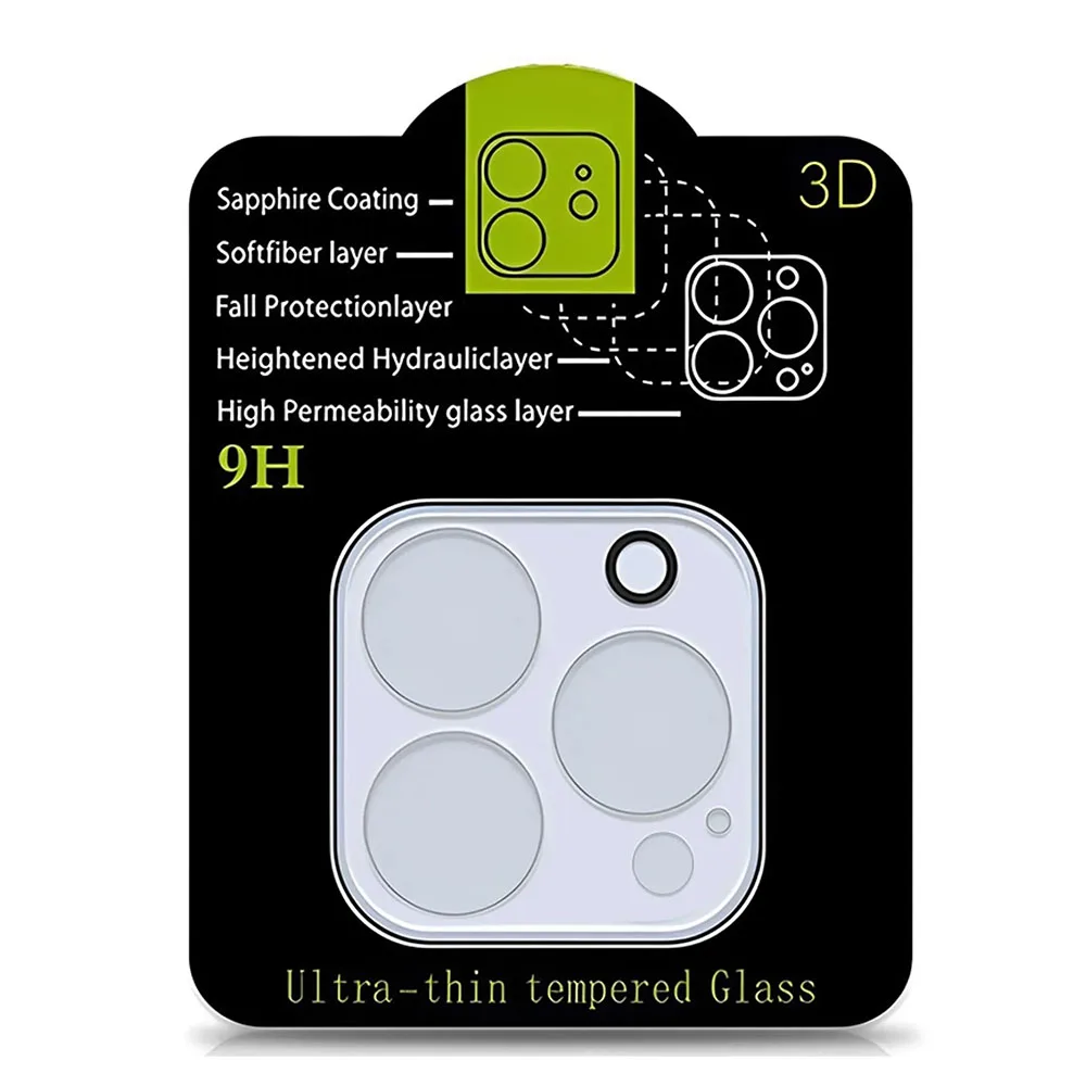 Захисне скло на камеру Full Block для iPhone 15 Pro/15 Pro Max mini техпак