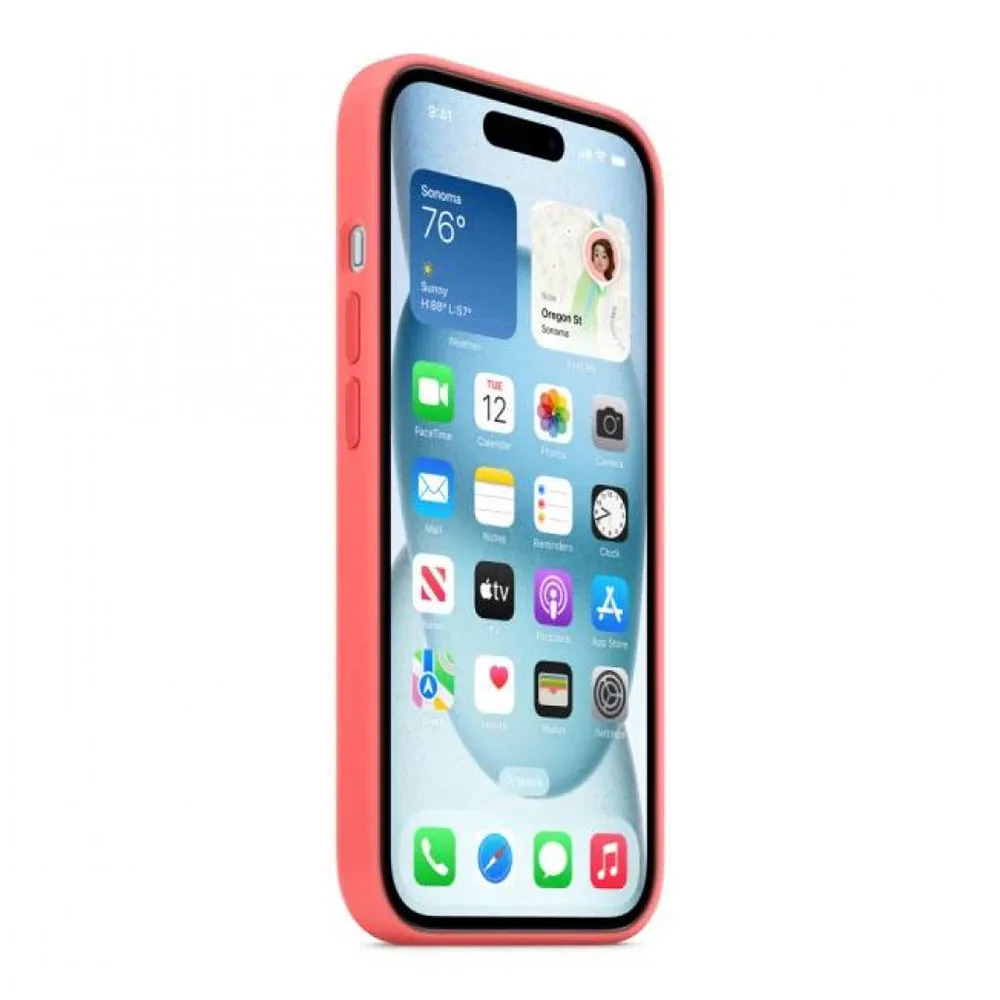 Чохол Silicone Case with MagSafe для iPhone 15 — фото 3
