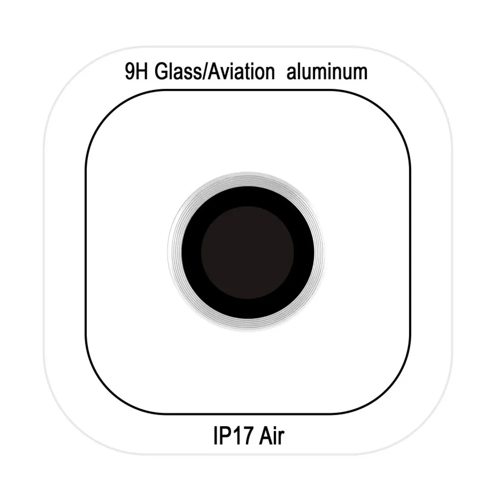 Захисне скло на камеру Metal Classic для iPhone 17 Air — фото 3