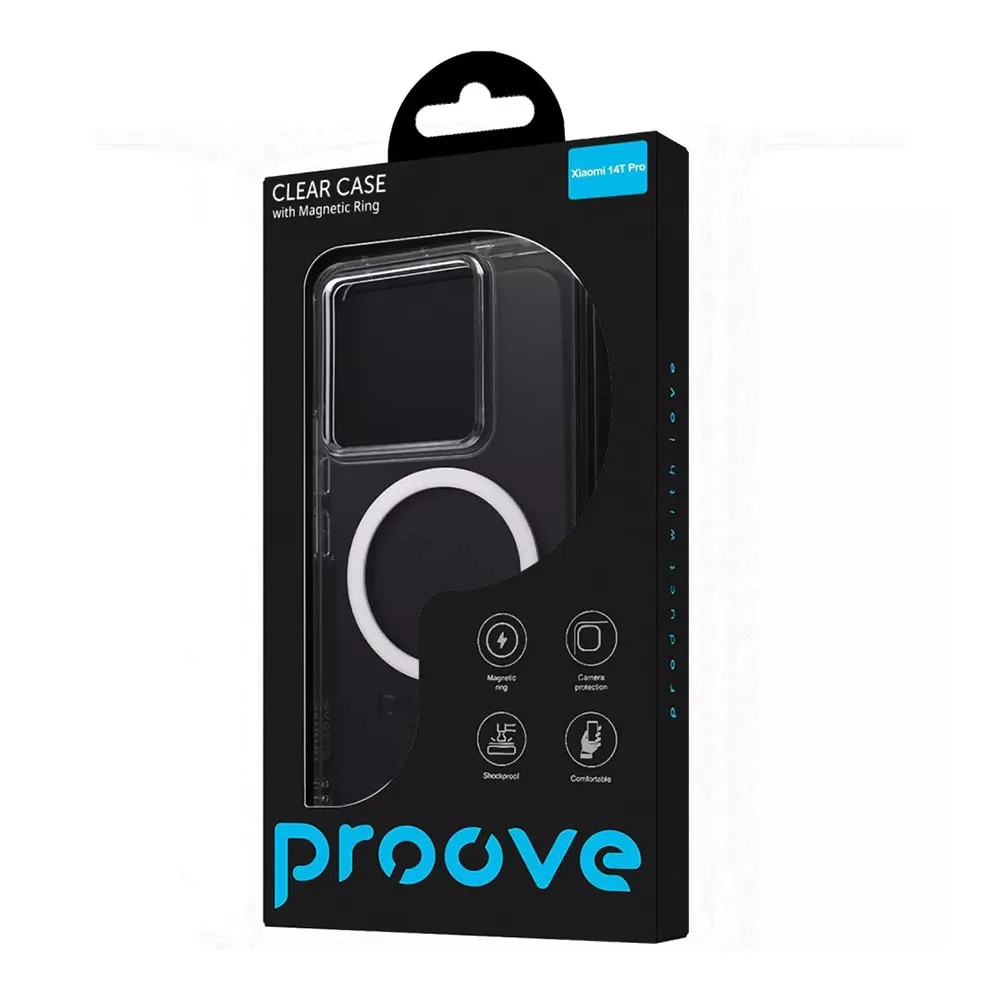 Чохол Proove Clear Case with Magnetic Ring для Xiaomi 14T — фото 2