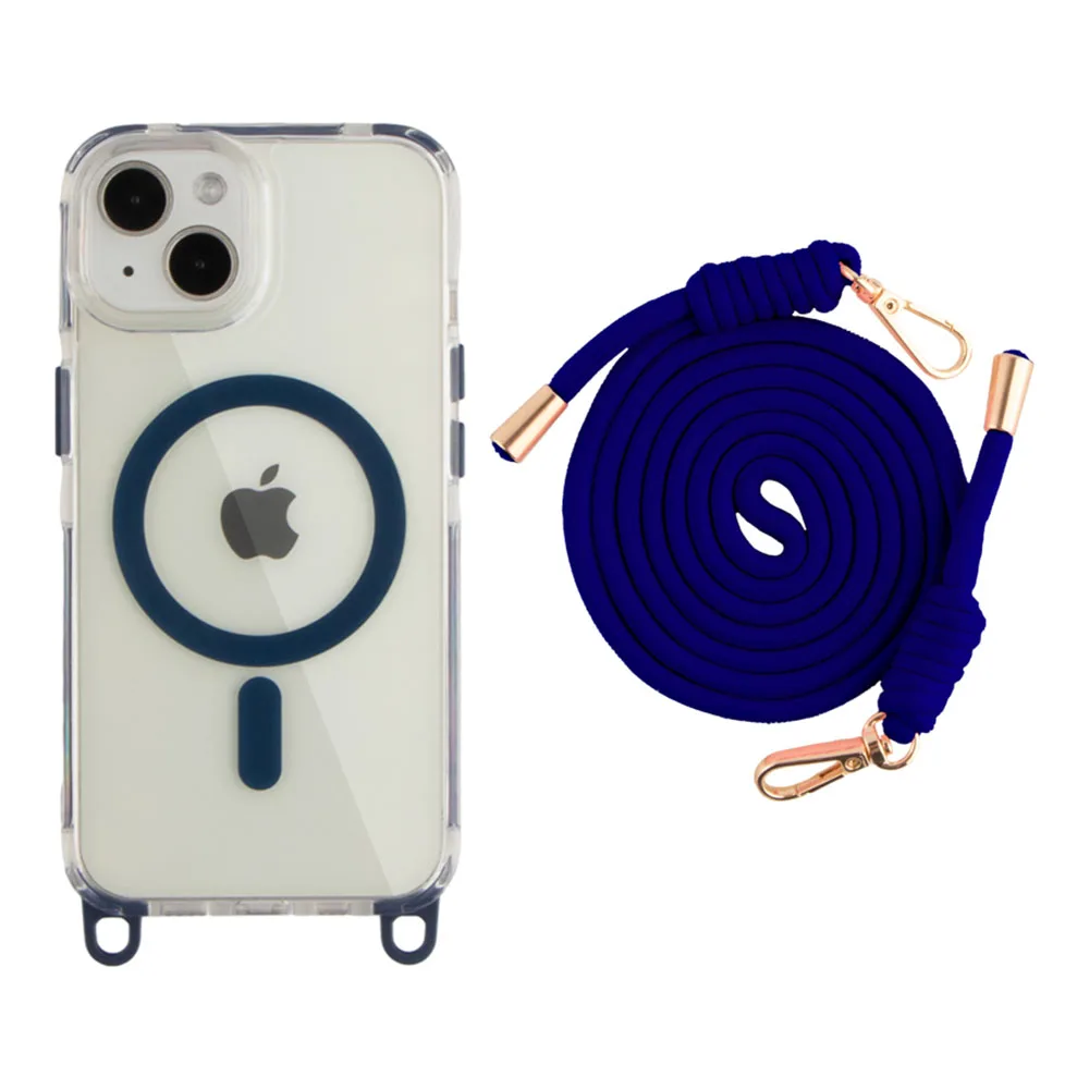 Чохол TPU+PC LanyardCase with MagSafe для iPhone 13/14 — фото 2