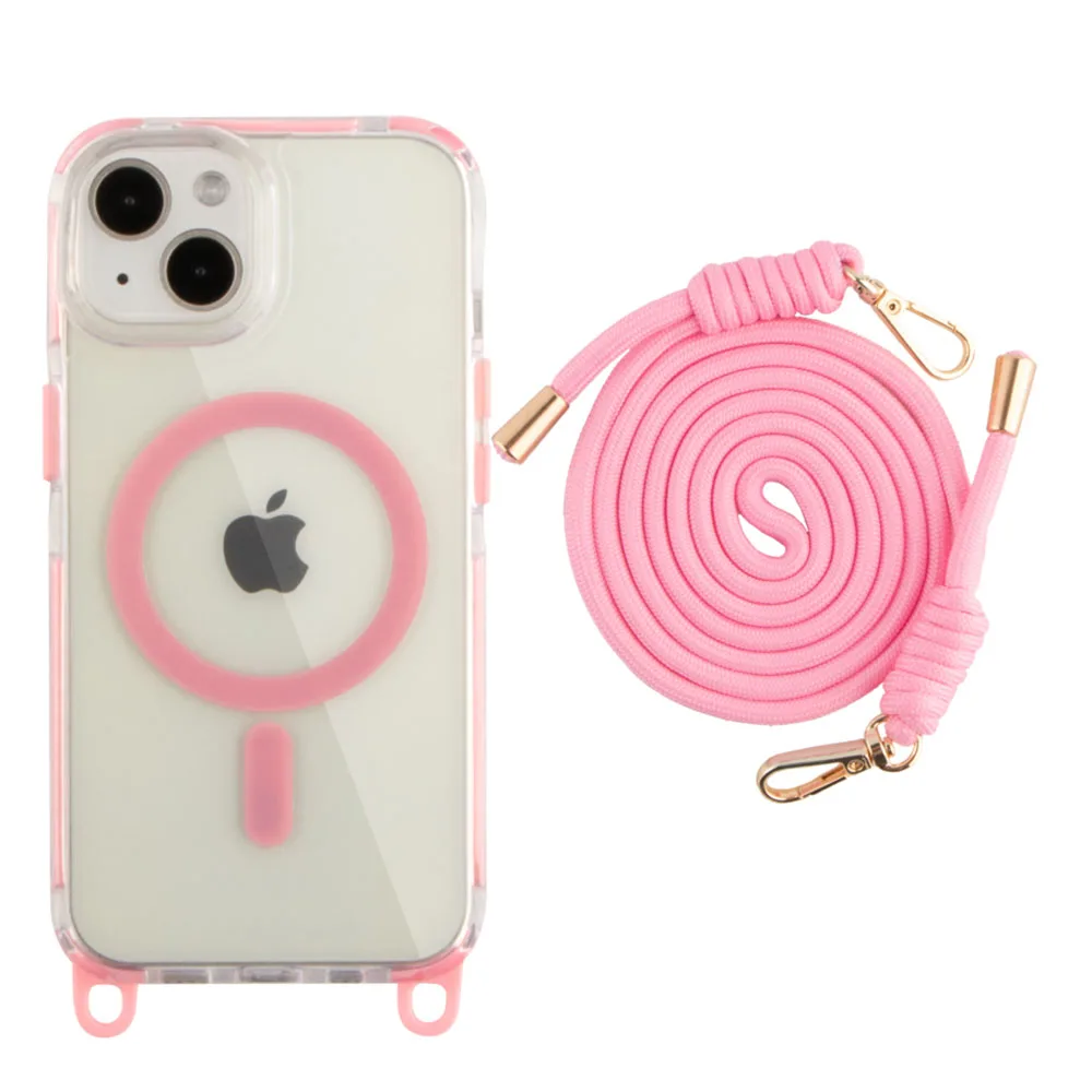 Чохол TPU+PC LanyardCase with MagSafe для iPhone 13/14 — фото 3