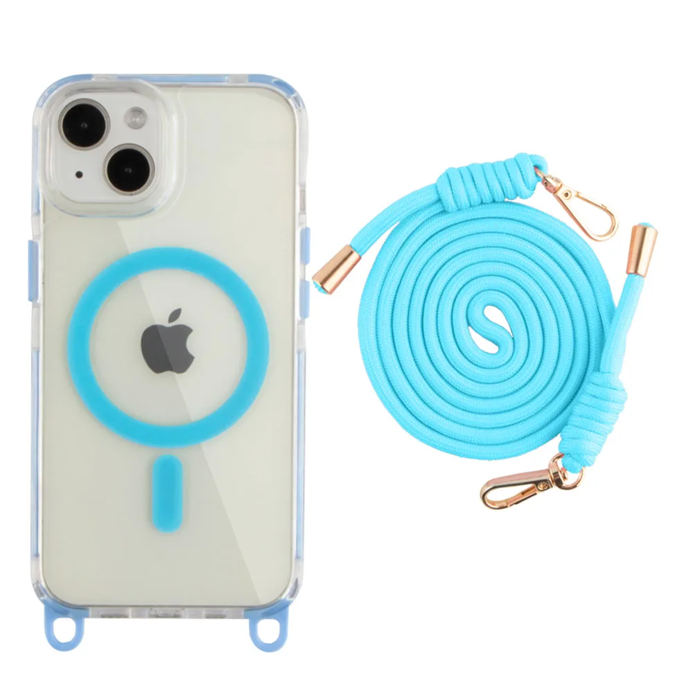 Чохол TPU+PC LanyardCase with MagSafe для iPhone 13/14 — фото 4
