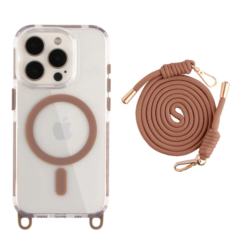 Чохол TPU+PC LanyardCase with MagSafe для iPhone 14 Pro Max — фото 2