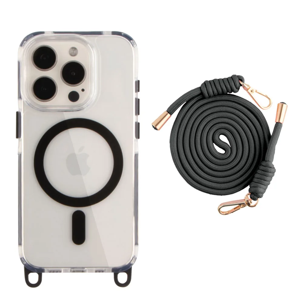 Чохол TPU+PC LanyardCase with MagSafe для iPhone 14 Pro — фото 2