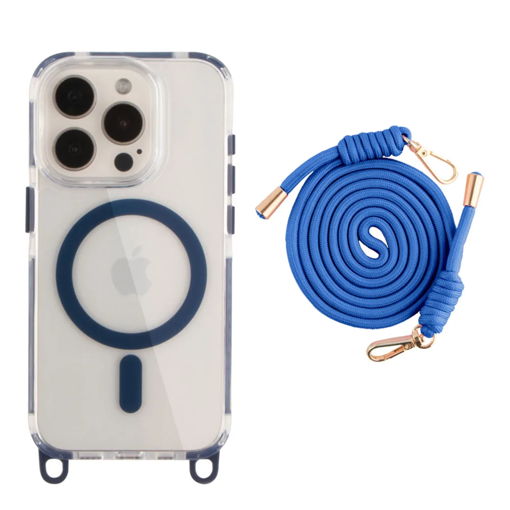 Чохол TPU+PC LanyardCase with MagSafe для iPhone 15 Pro Max — фото 5