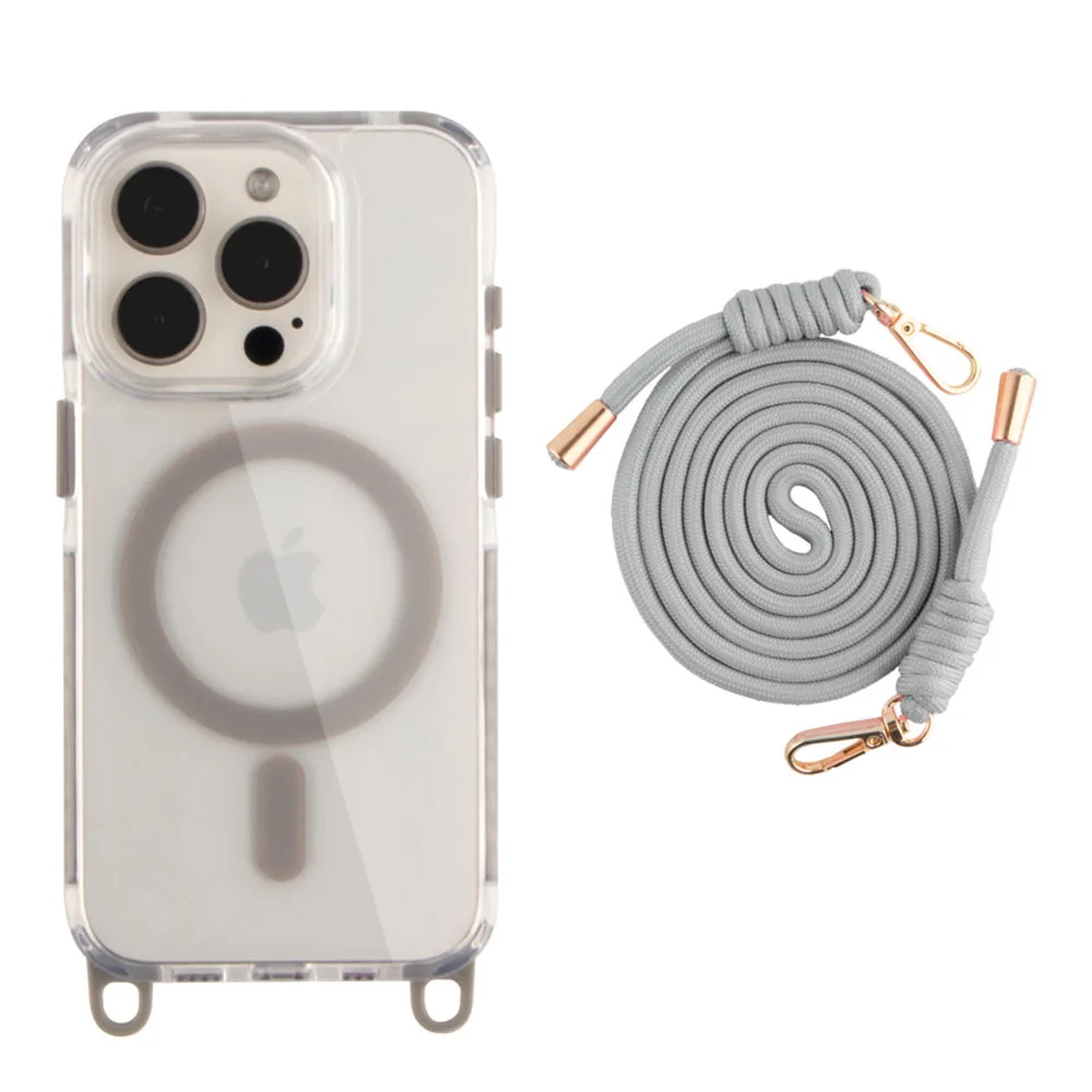 Чохол TPU+PC LanyardCase with MagSafe для iPhone 15 Pro Max — фото 8