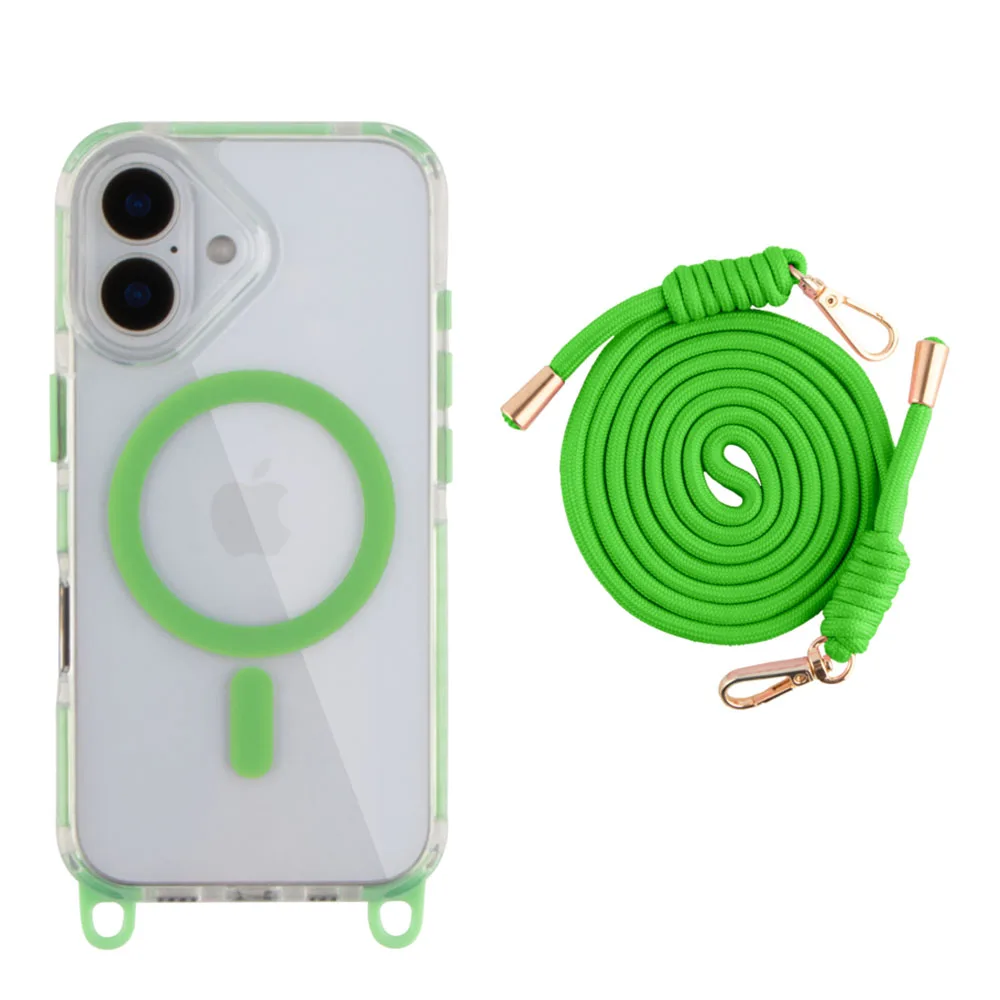 Чохол TPU+PC LanyardCase with MagSafe для iPhone 16 — фото 2