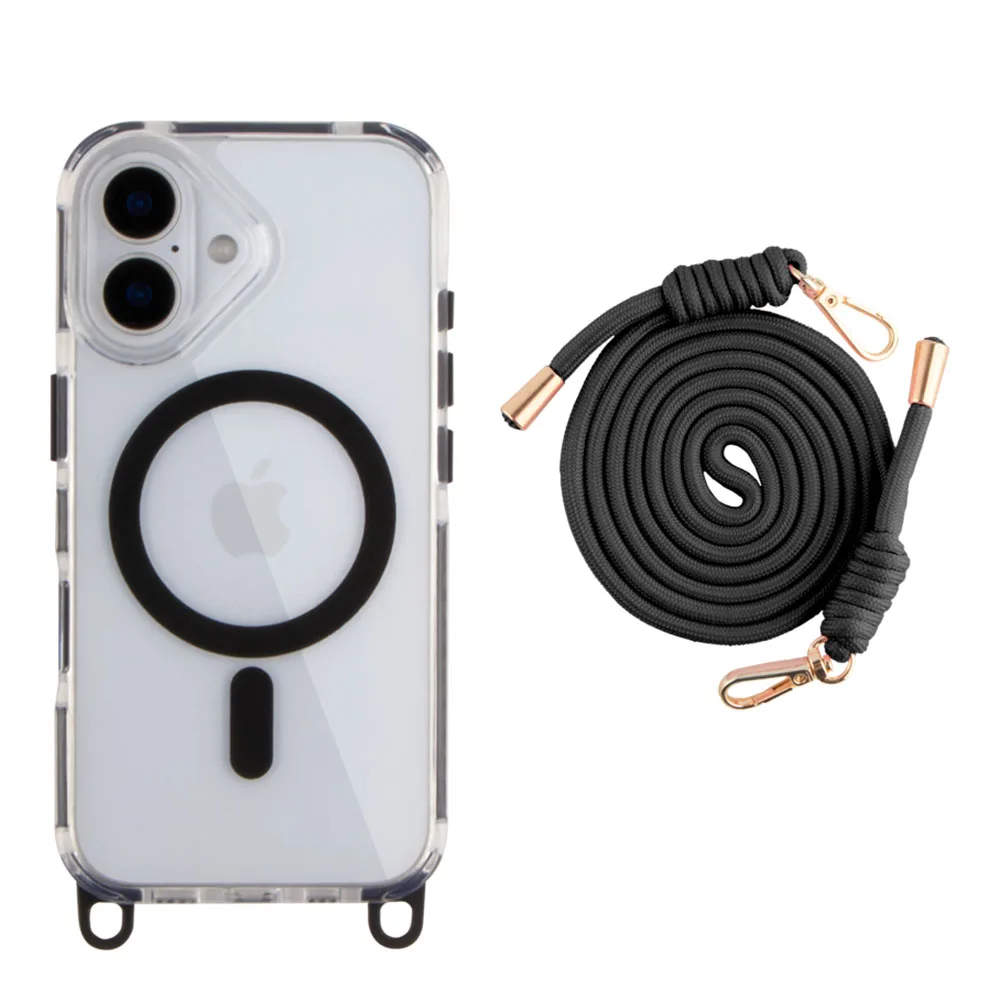 Чохол TPU+PC LanyardCase with MagSafe для iPhone 17 — фото 2