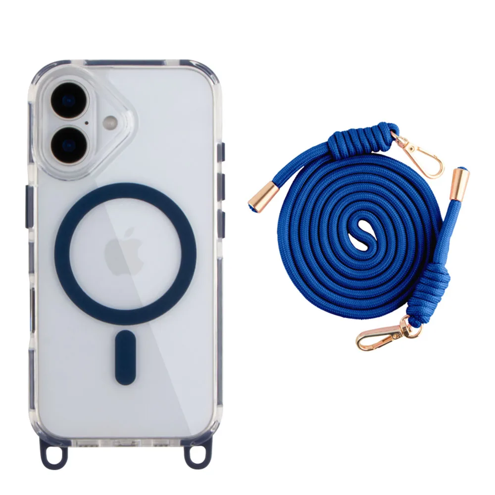 Чохол TPU+PC LanyardCase with MagSafe для iPhone 16 — фото 4