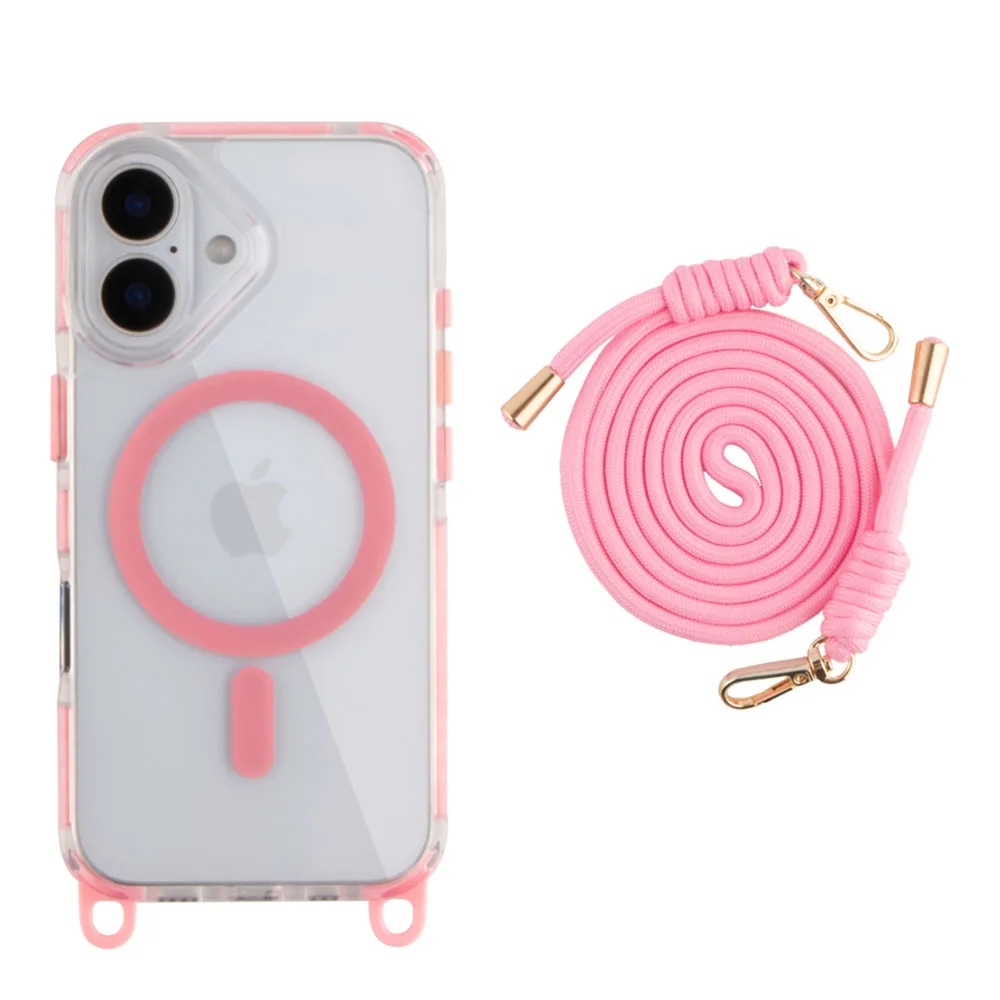 Чохол TPU+PC LanyardCase with MagSafe для iPhone 16 — фото 5