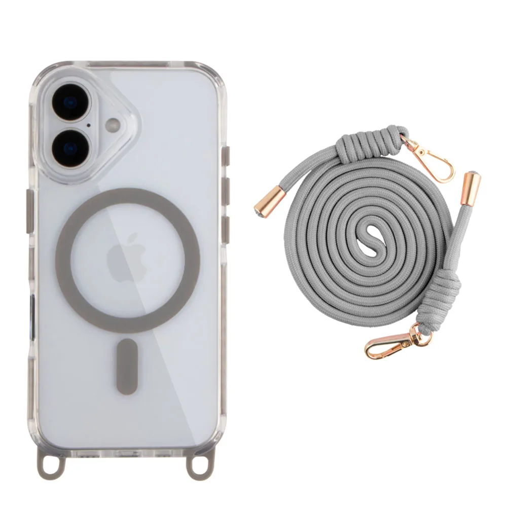 Чохол TPU+PC LanyardCase with MagSafe для iPhone 17 — фото 6
