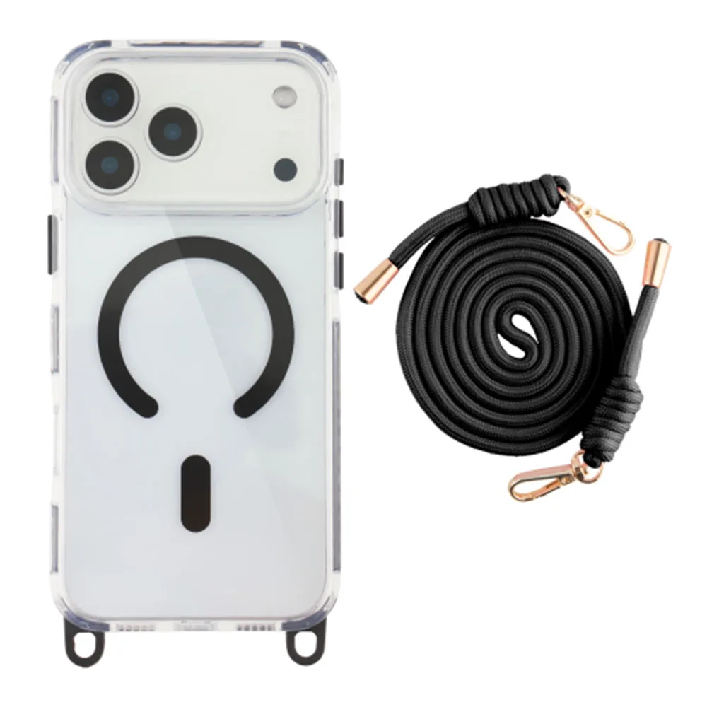 Чохол TPU+PC LanyardCase with MagSafe для iPhone 17 Pro Max — фото 2