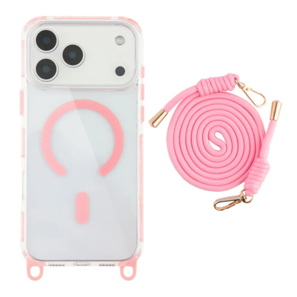 Чохол TPU+PC LanyardCase with MagSafe для iPhone 17 Pro — фото 4