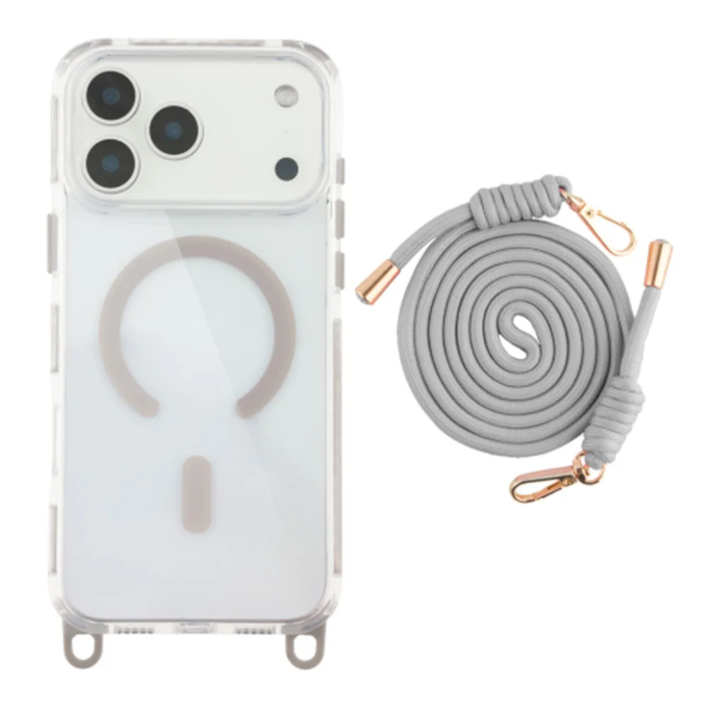 Чохол TPU+PC LanyardCase with MagSafe для iPhone 17 Pro Max — фото 6