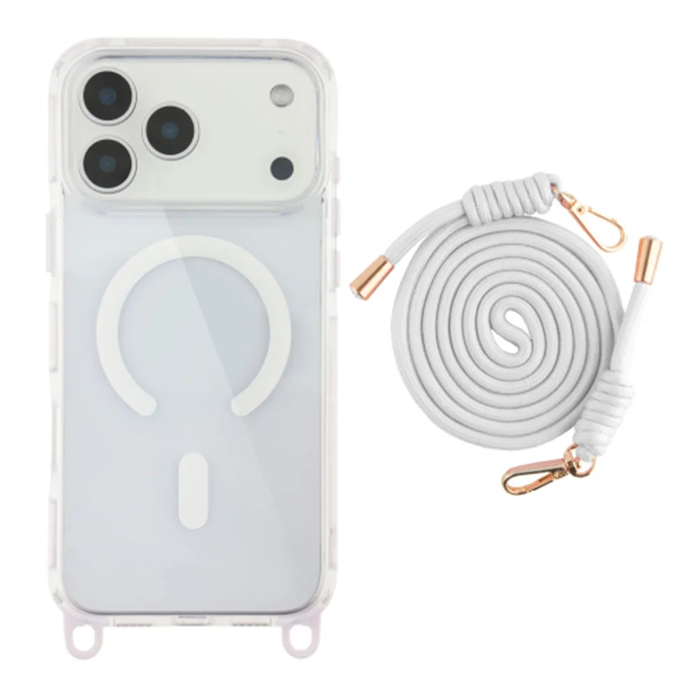 Чохол TPU+PC LanyardCase with MagSafe для iPhone 17 Pro — фото 7