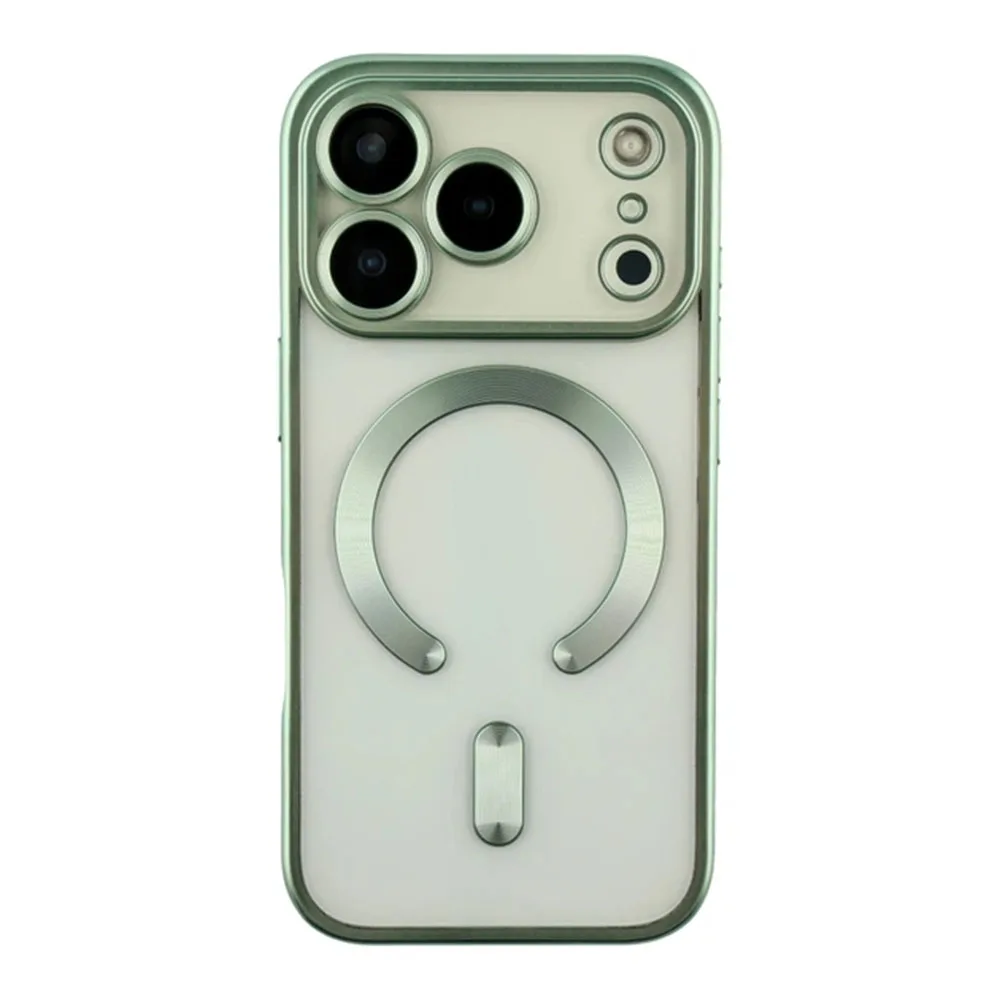 Чохол TPU Metallic Chrome Full Camera with Magsafe для iPhone 17 Pro — фото 3