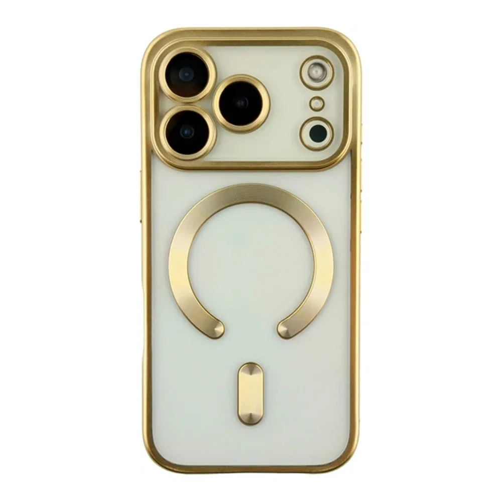 Чохол TPU Metallic Chrome Full Camera with Magsafe для iPhone 17 Pro — фото 2