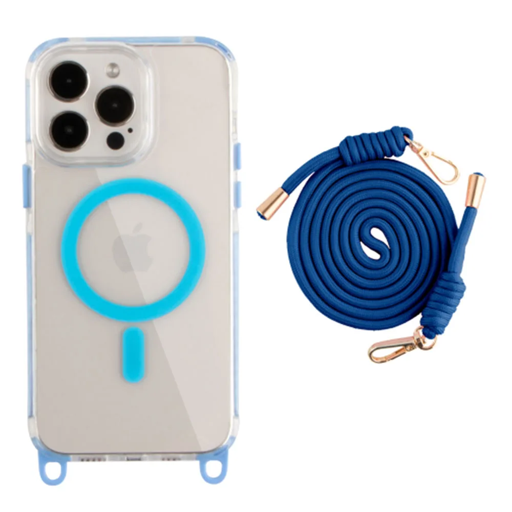 Чохол TPU+PC LanyardCase with MagSafe для iPhone 13 Pro — фото 4
