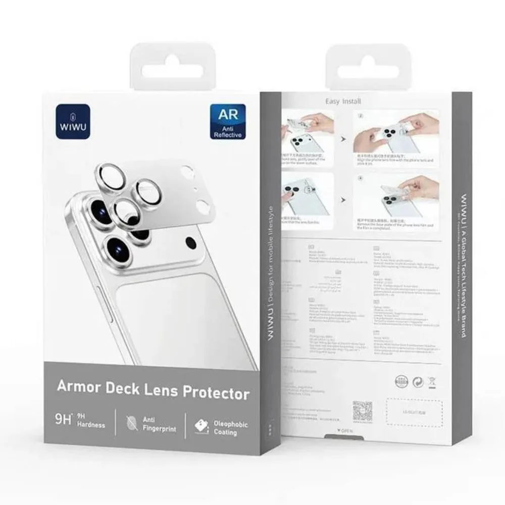 Захисне скло Wiwu для камери iPhone 17 Pro LG-012 Armor Deck — фото 2