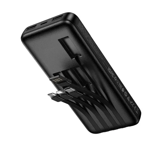 Power Bank HOCO J163 with 4 cables 10000mAh — фото 3
