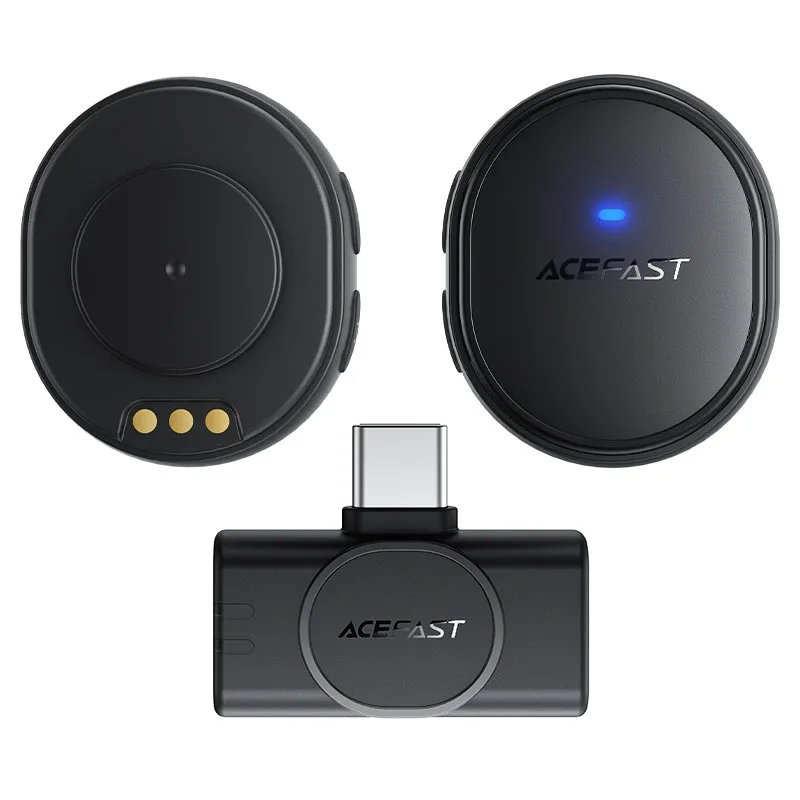 Мікрофон бездротовий Acefast R3 Wireless Lavalier — фото 3
