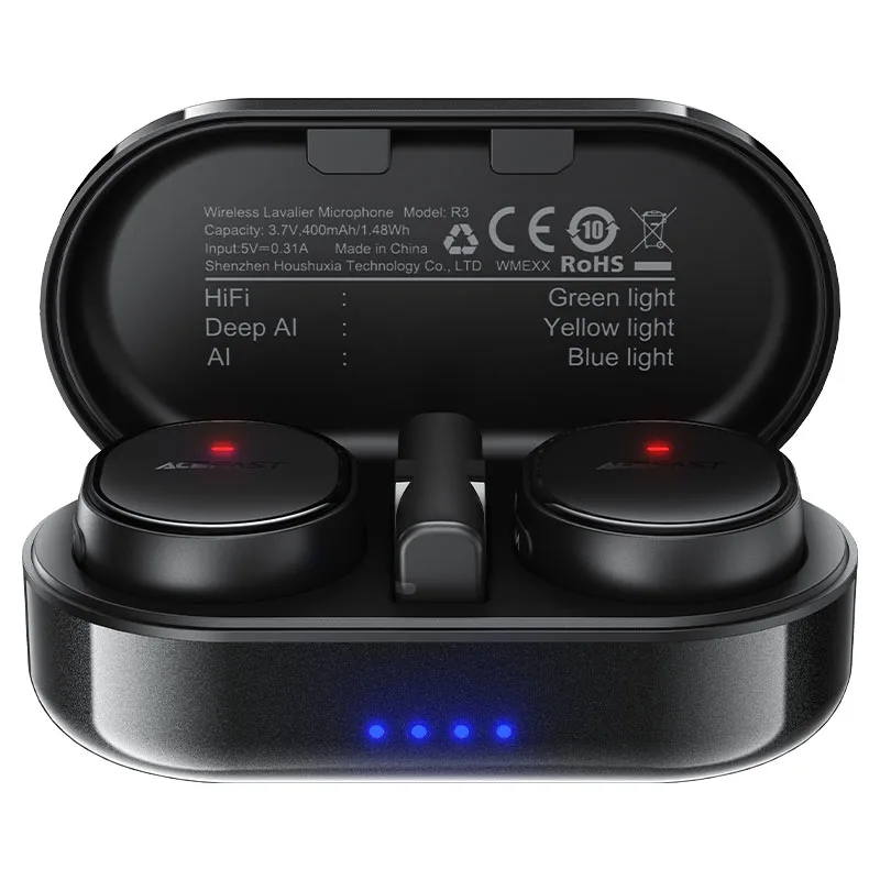 Мікрофон бездротовий Acefast R3 Wireless Lavalier — фото 1