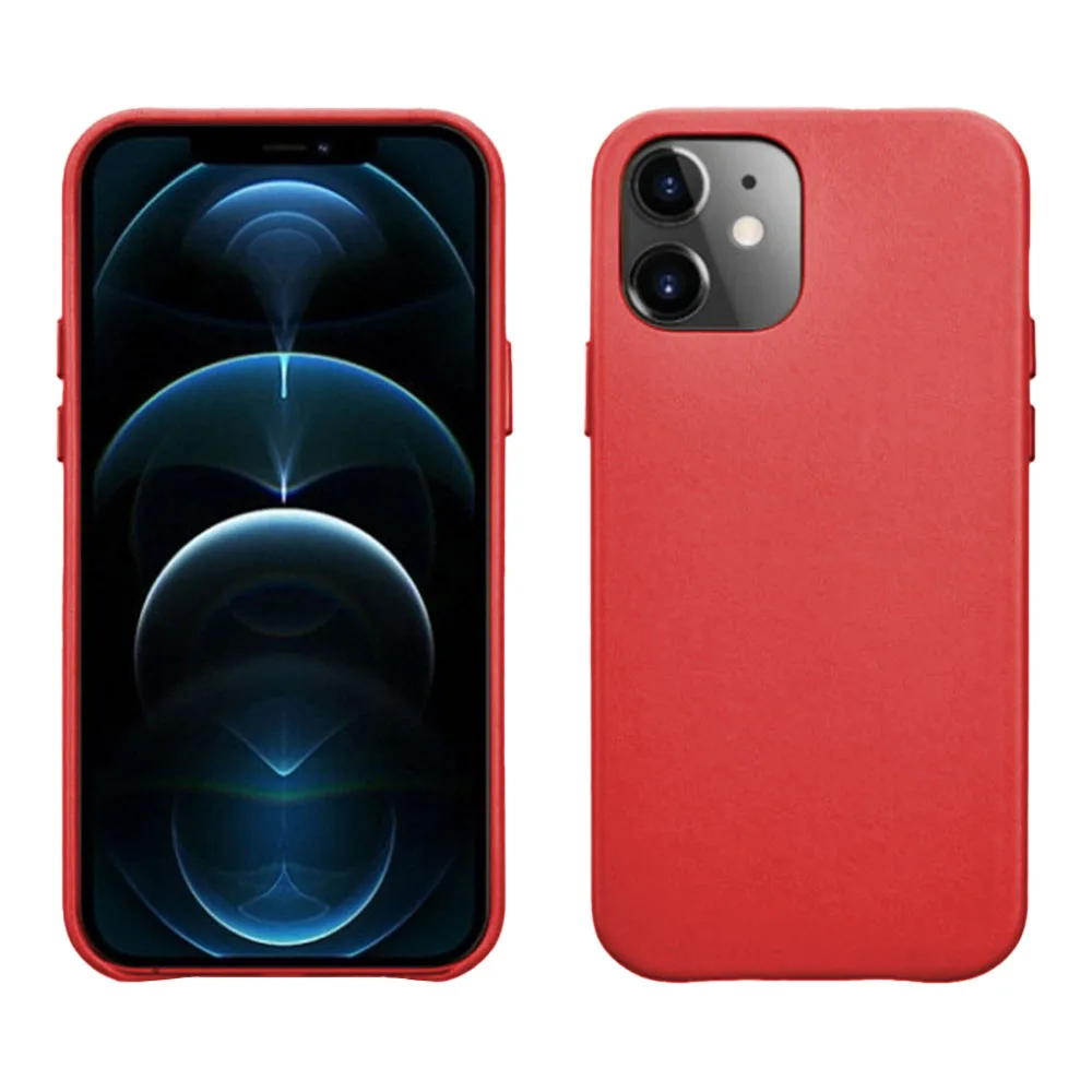 Чохол iCarer Original Real Leather Series для iPhone 12/12 Pro — фото 1