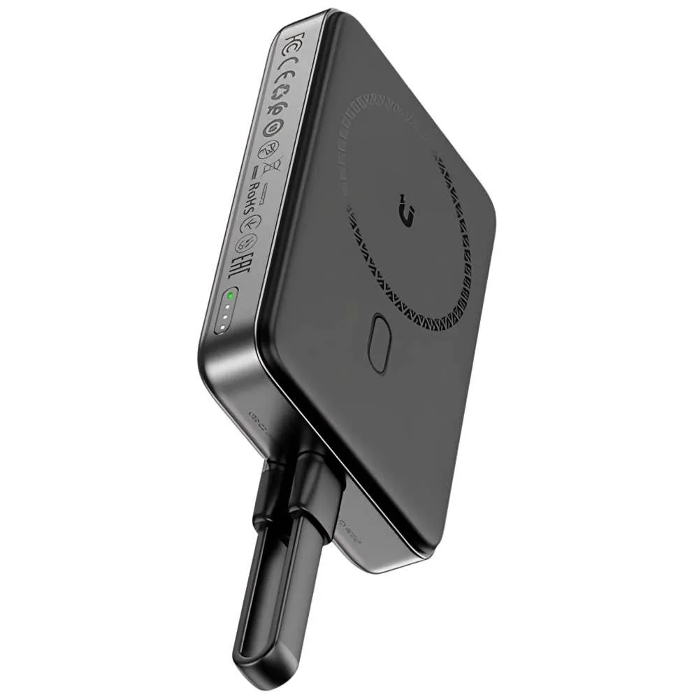 Power Bank Acefast M10 PD 30W Magnetic fast wireless charge with cable 10000mAh — фото 2