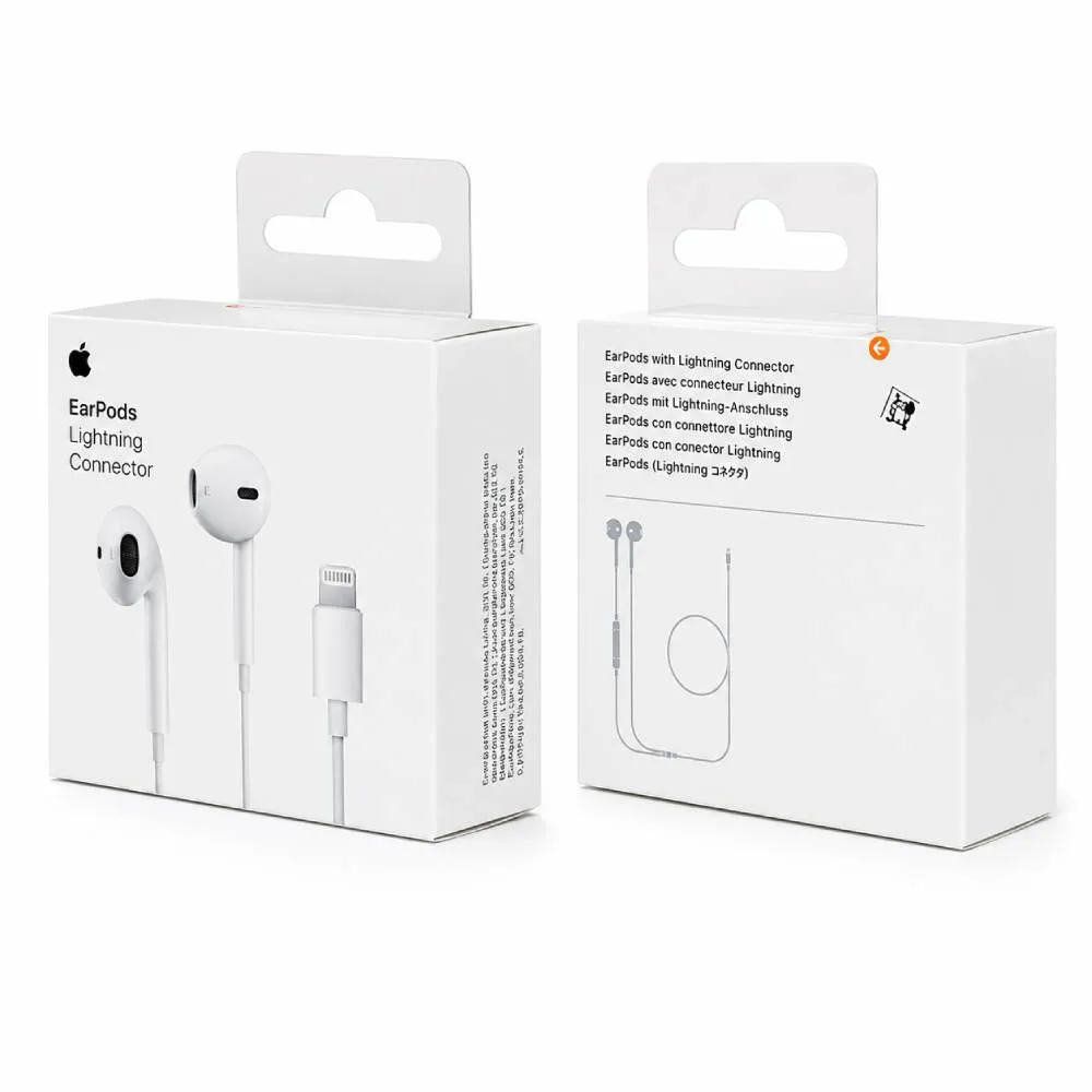 Навушники Apple EarPods Lightning Original with Box — фото 1